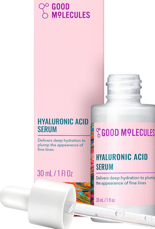 Good Molecules Hyaluronic Acid Serum - 1% Hyaluronic Acid Non-greasy Ultra Hydrating Serum, Facial Moisturizer for Plumper Skin, Skin Care for Face
[$19.99]